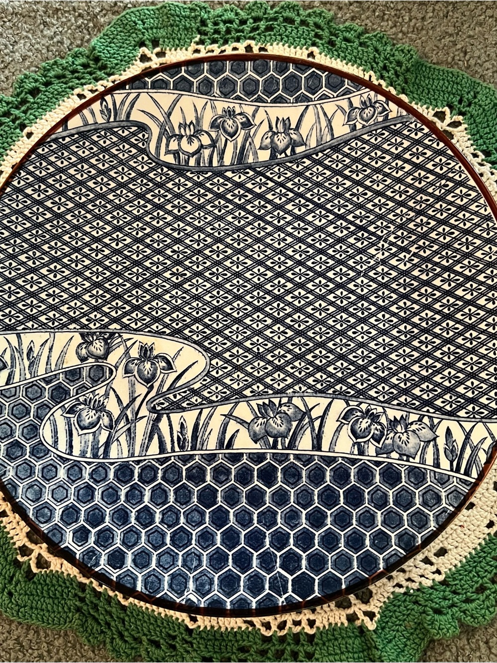 Vintage Cost Plus San Francisco Decorative Round Platter 11”